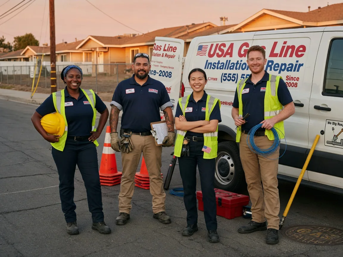Gas Line Installation company in Masterson, TX